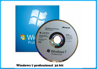 Microsoft Windows 7 Professional Pro SP1 64 Bit Hologram DVD COA License