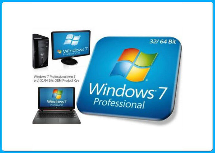 Microsoft Windows 7 Pro Retail Box 32bit/  64bit System Builder DVD 1 Pack - OEM key