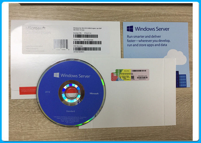 Genuine Microsoft Windows Softwares Server 2016 Standard 64bit 2 x CPU lifetime warranty