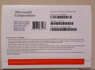 French win8.1 32 &amp; 64 Bit English Microsoft Windows 8.1 oem Pack with Life time warranty