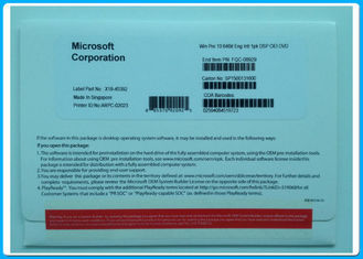 Microsoft Windows 10 Professional  64Bit Software DVD + Key Support Korea / French / English