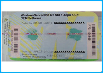 Window server 2008 r2 standard 64 Bit 5 CAL MS WIN (1 - 4 CPU + 5 User CAL License)