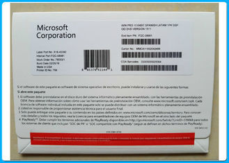 Original windows 10 Microsoft OEM Software 64 BIT Spanish OEM pack