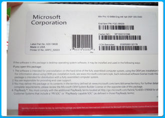 Microsoft Windows 10 Professional 64-Bit Full Version OEM GENUINE KEY DVD Email Binding