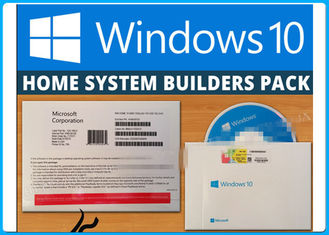 Genuine Windows 10 Home 32/64BIT DVD System Builder + OEM COA Licence Key Sticker