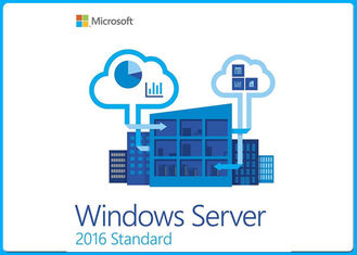 Microsoft Windows Softwares , Windows server standard 2016 64Bit English 1 pk DSP OEI DVD 16 Core