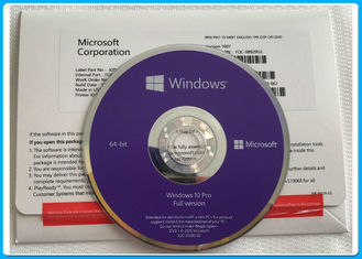 Full versions Microsoft Windows 10 Pro Software Geniune Win 10 Pro 32bit 64bit DVD OEM pack Activation online Internet
