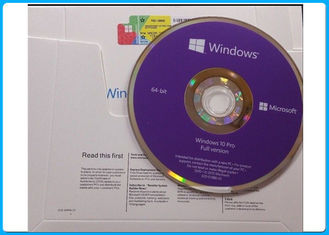 New Sealed Microsoft Windows 10 Pro Professional 64 Bit DVD+ COA License Key