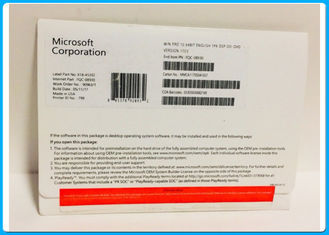 Professional Genuine Microsoft Windows 10 Pro Oem 64 Bit DVD 1703 Version