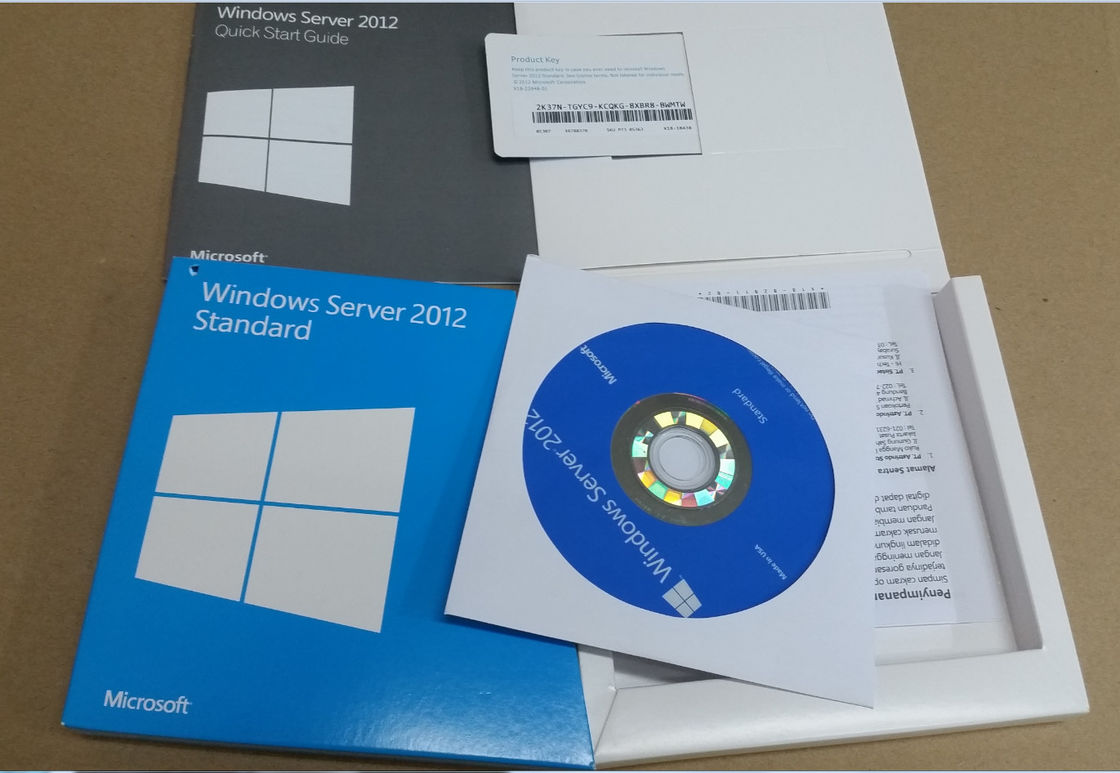 5 CALS Windows Server 2012 R2 Standard Activation Sever License Media