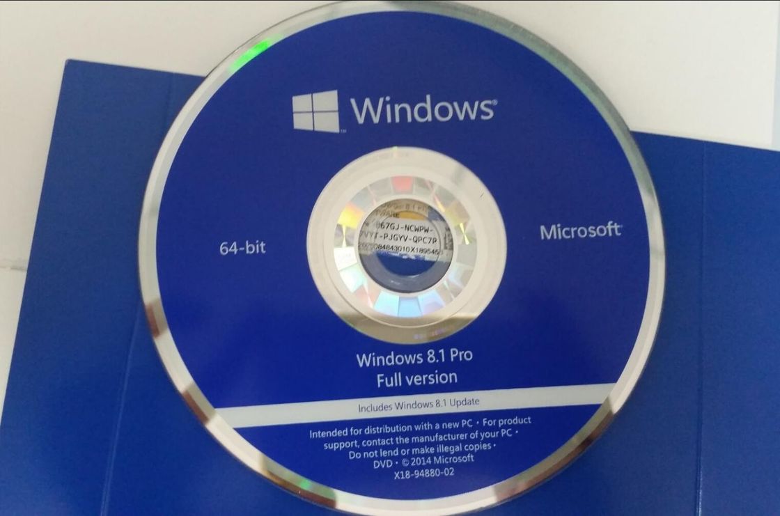 Windows 8.1 Operating System Software OEM DVD Activation By Computer