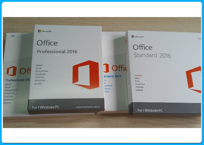 Microsoft Office 2016 Professional Software + COA License 1pc + Usb Flash Retailbox