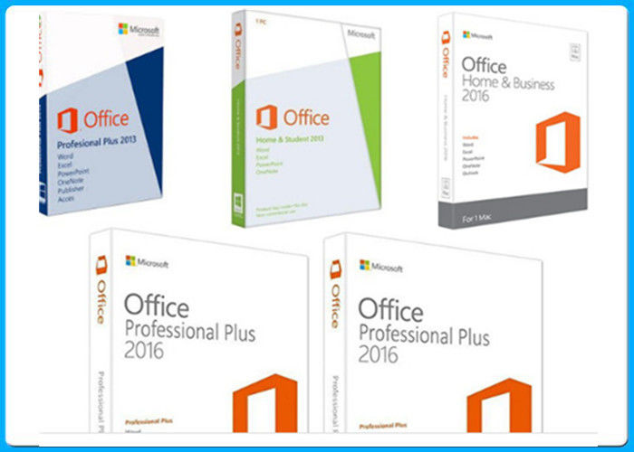 Original Microsoft Office 2016 Professional 32 Bit / 64 Bit Retail Version