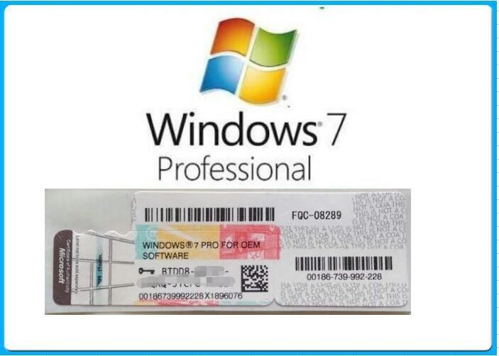 Microsoft Windows 7 Product Key Code Win7 Professional Genuine OEM License Activation Online