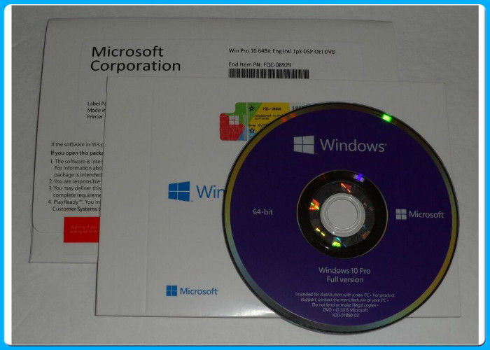 Microsoft Windows 10 Pro Win10 Pro Personal Computer Hardware