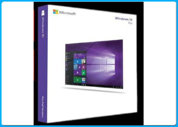 64 Bit Box Retail Pack Microsoft Windows 10 Pro Software , windows 10 retail box