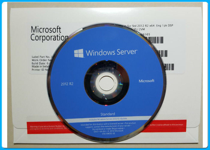 Brand New Windows Server 2012 R2 Standard R2 X64 OEM Pack Activation With DVD