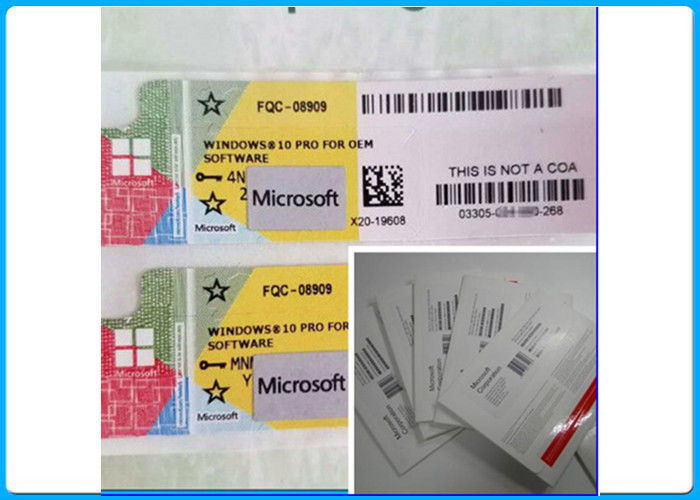 Original Microsoft COA Label Windows 10 Professional Oem COA Sticker 100% activation