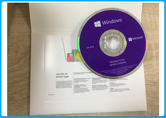 Online activation Windows10 pro Spanish version Oem License Key + Genuine DVD Disk