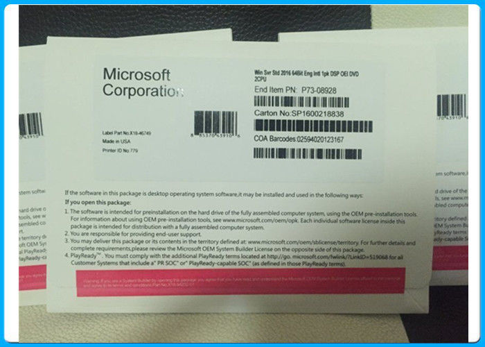 32bit 64bit Microsoft Windows Softwares OEM Packaging Full Version
